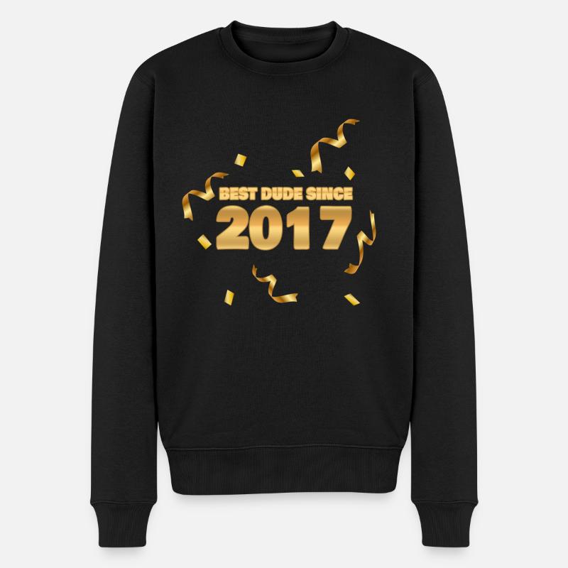 Année : 2017 - Pull Premium bio Homme - noir