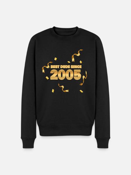 Year: 2005 - Men's Premium Organic Jumper - black