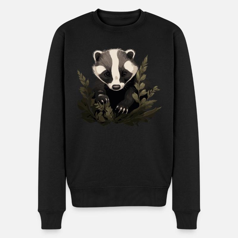 Bébé Stinktier Skunk - Pull Premium bio Homme - noir