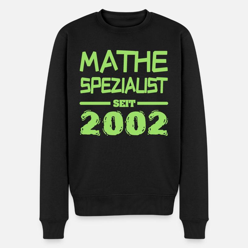 Mathespezialist 2002 - Männer Premium Bio Pullover - Schwarz