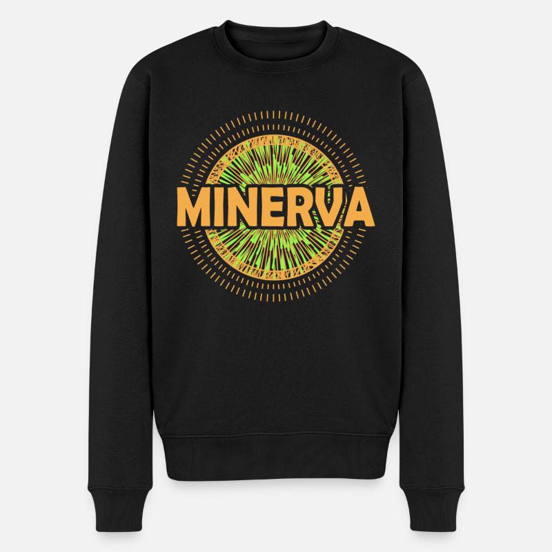 Idée cadeau Minerva - Pull Premium bio Homme - noir