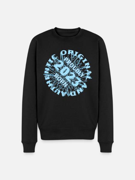 Year 2023 - Men's Premium Organic Jumper - black