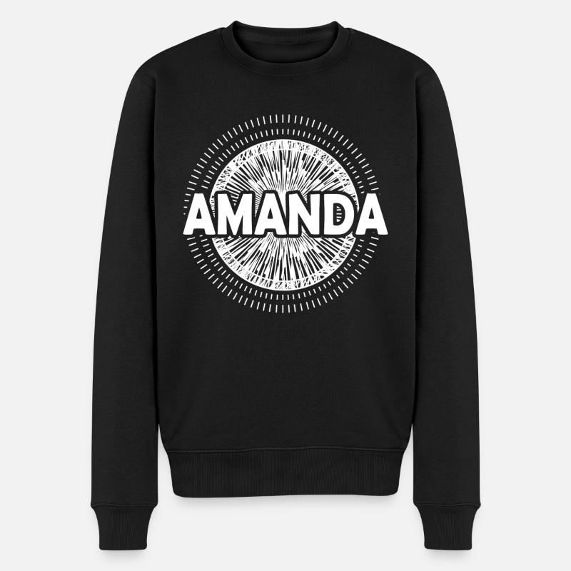 Idée cadeau Amanda - Pull Premium bio Homme - noir