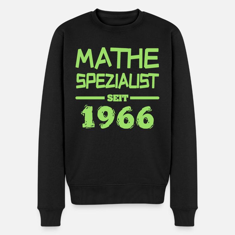 Mathespezialist 1966 - Männer Premium Bio Pullover - Schwarz