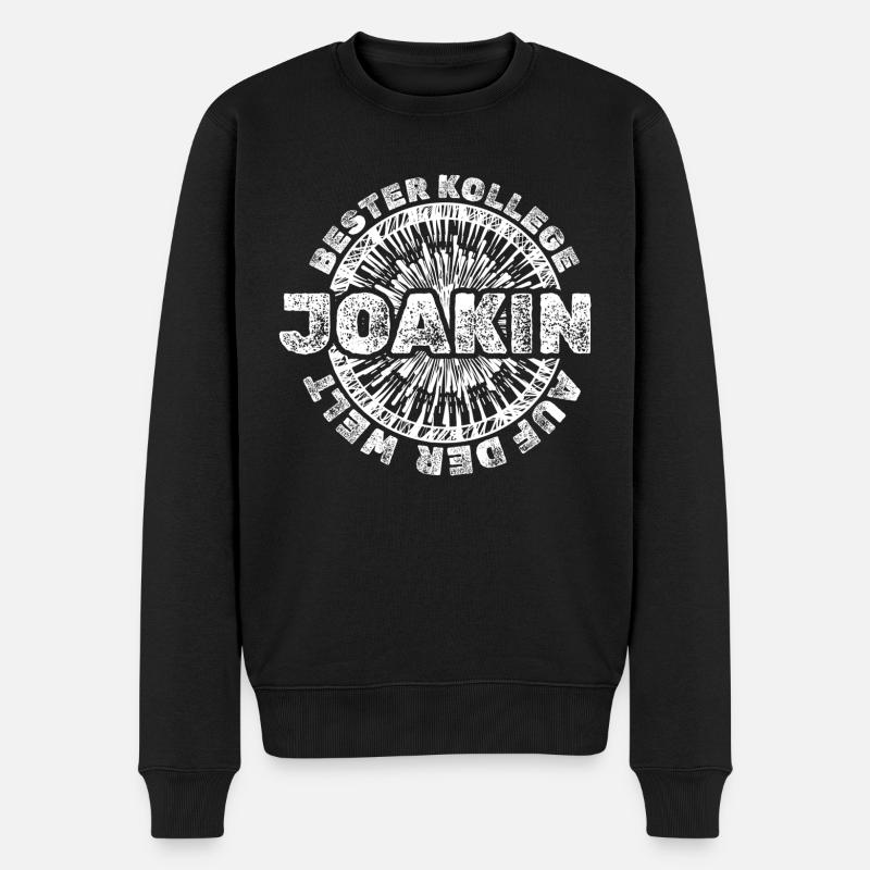 Joakin comme prénom - Pull Premium bio Homme - noir