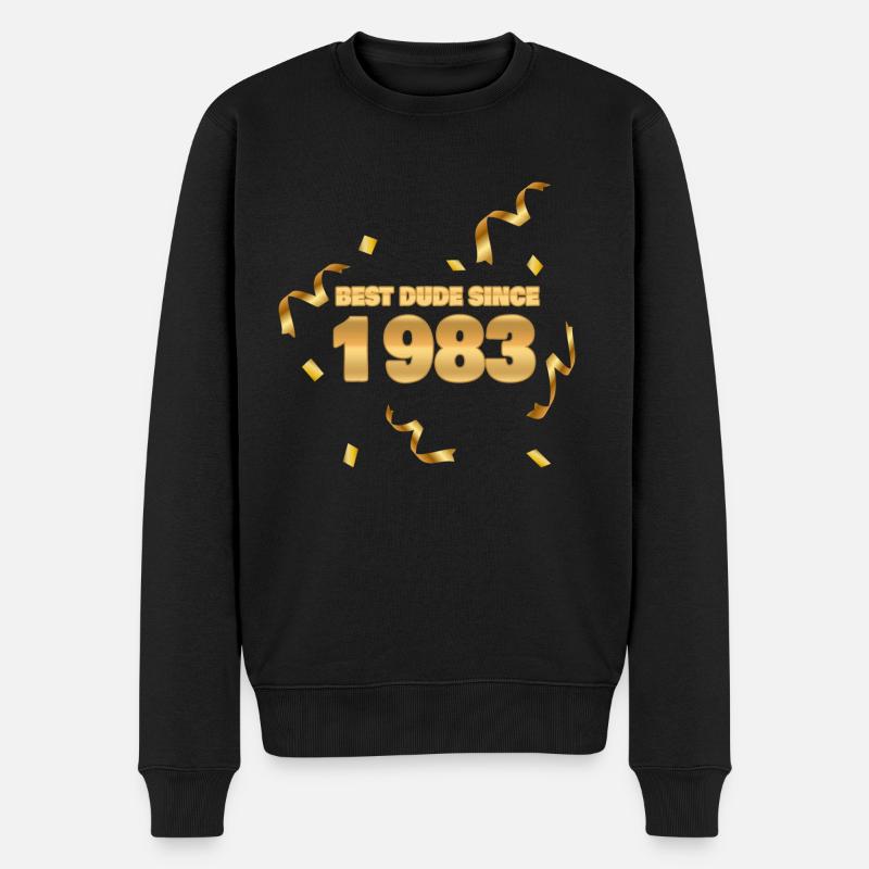 Année 1983 - Pull Premium bio Homme - noir