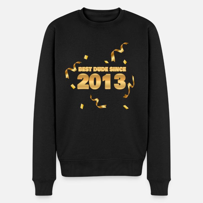 2013 - Männer Premium Bio Pullover - Schwarz