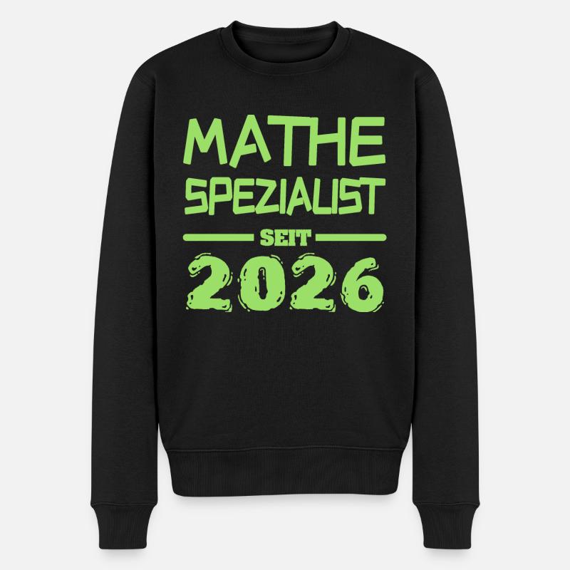 Mathespezialist 2026 - Männer Premium Bio Pullover - Schwarz