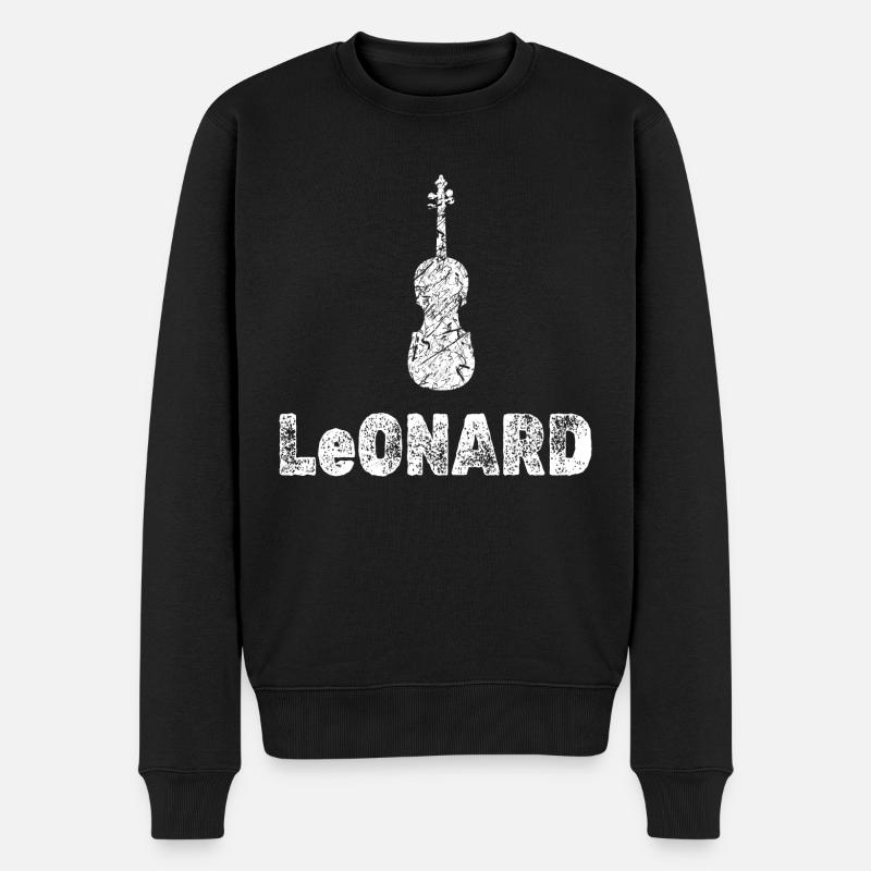 Viola Leonard - Pull Premium bio Homme - noir