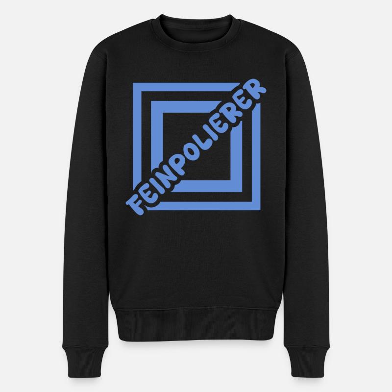 Polisseuse fine - Pull Premium bio Homme - noir