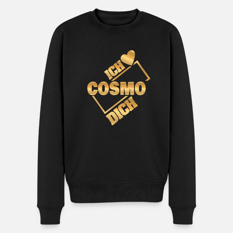 Geschenk für Cosmo - Männer Premium Bio Pullover - Schwarz