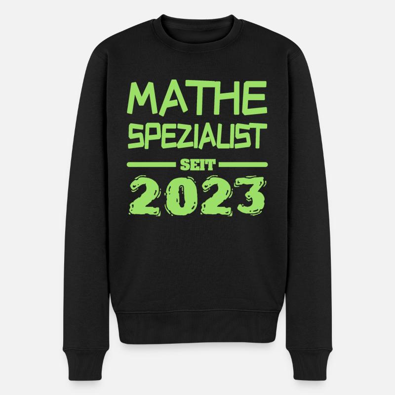 Mathématiques 2023 - Pull Premium bio Homme - noir