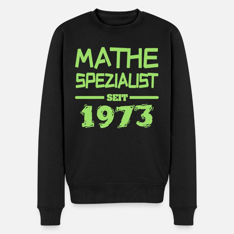 Mathématiques 1973 - Pull Premium bio Homme - noir