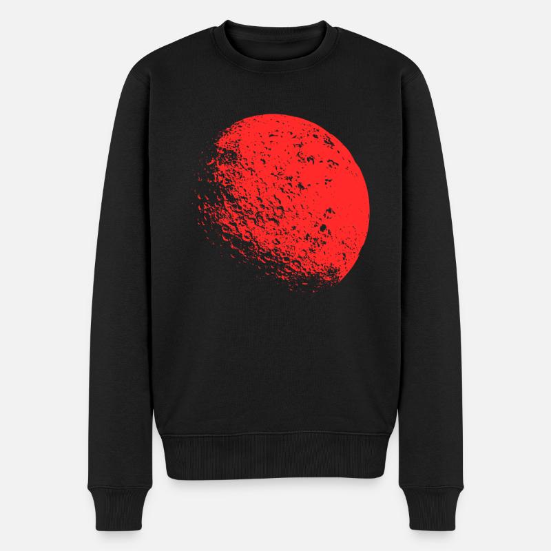 Lune rouge - Pull Premium bio Homme - noir