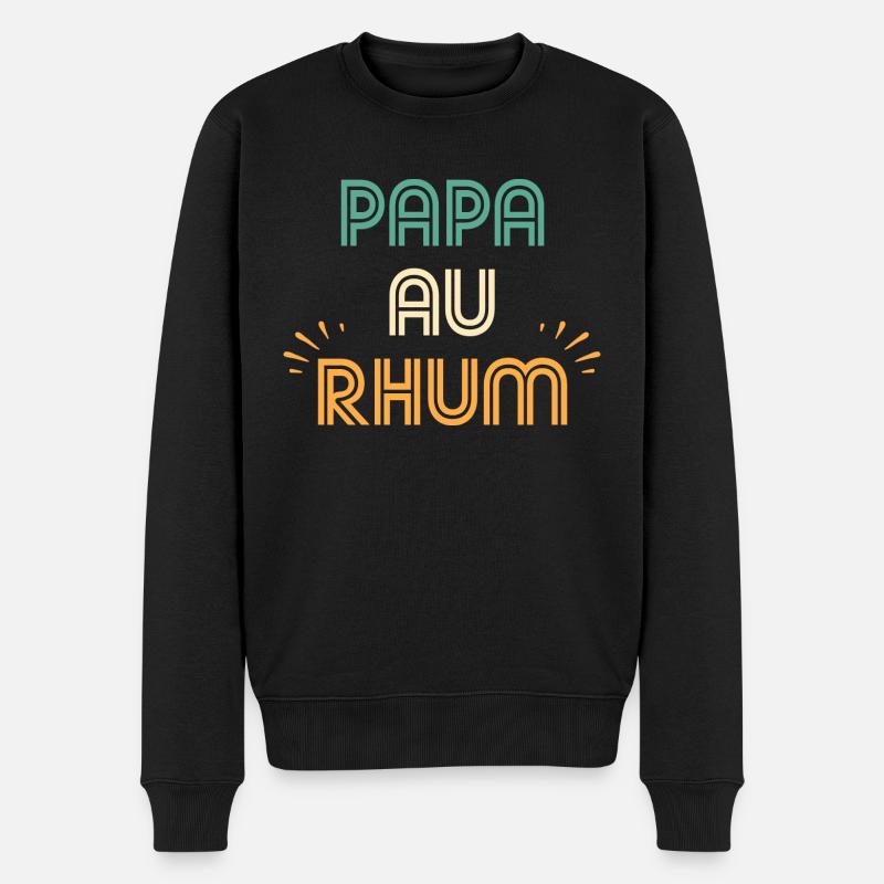 Papa au rhum - Pull Premium bio Homme - noir