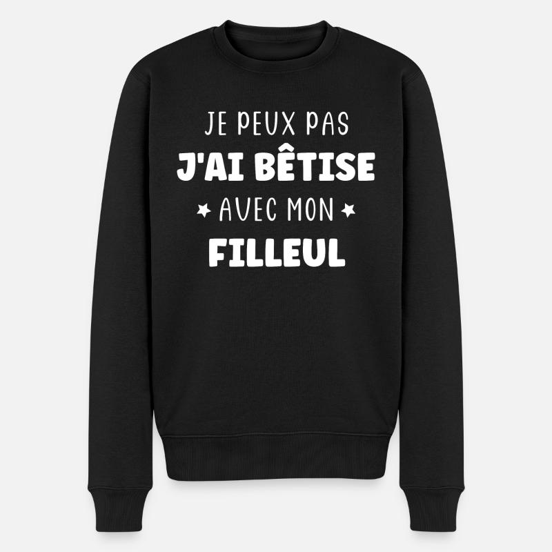 filleul - Pull Premium bio Homme - noir