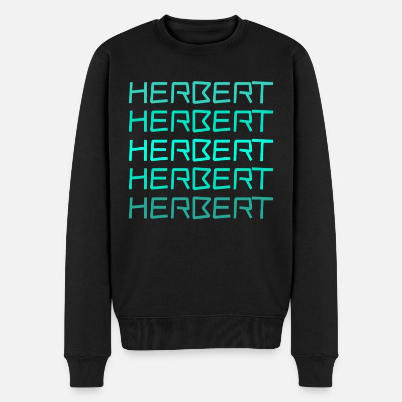 Herbert - Pull Premium bio Homme - noir