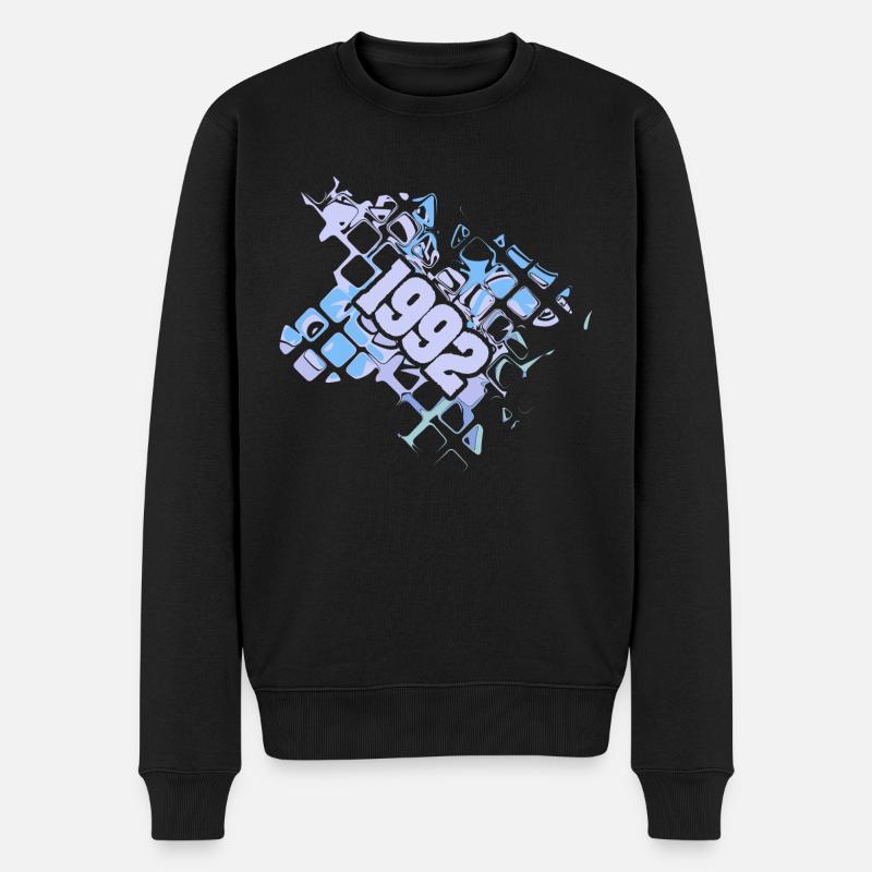 Nerd 1992 - Pull Premium bio Homme - noir