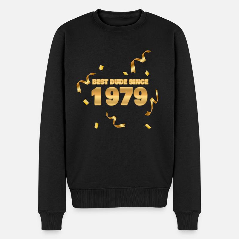 Né en 1979 - Pull Premium bio Homme - noir