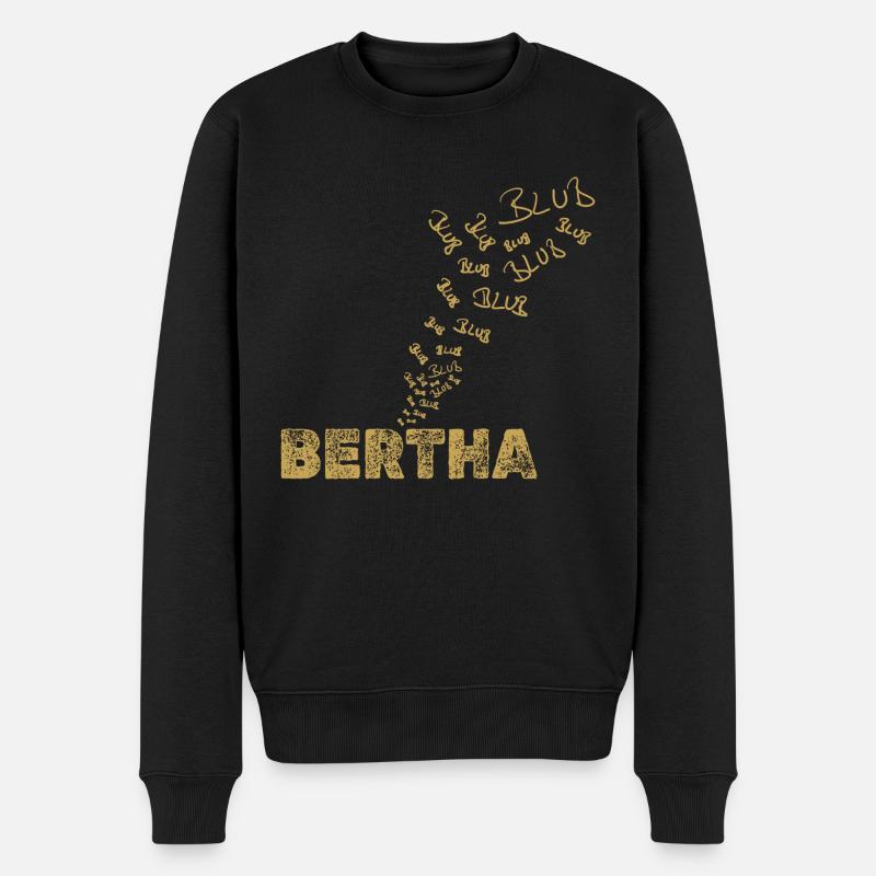 Bertha comme bateau - Pull Premium bio Homme - noir