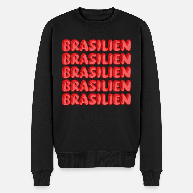 Geschenk für Brasilien - Männer Premium Bio Pullover - Schwarz