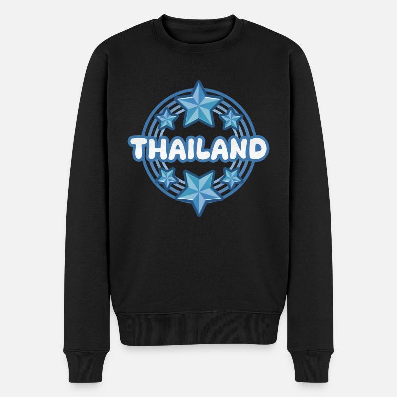 Thaïlande - Pull Premium bio Homme - noir