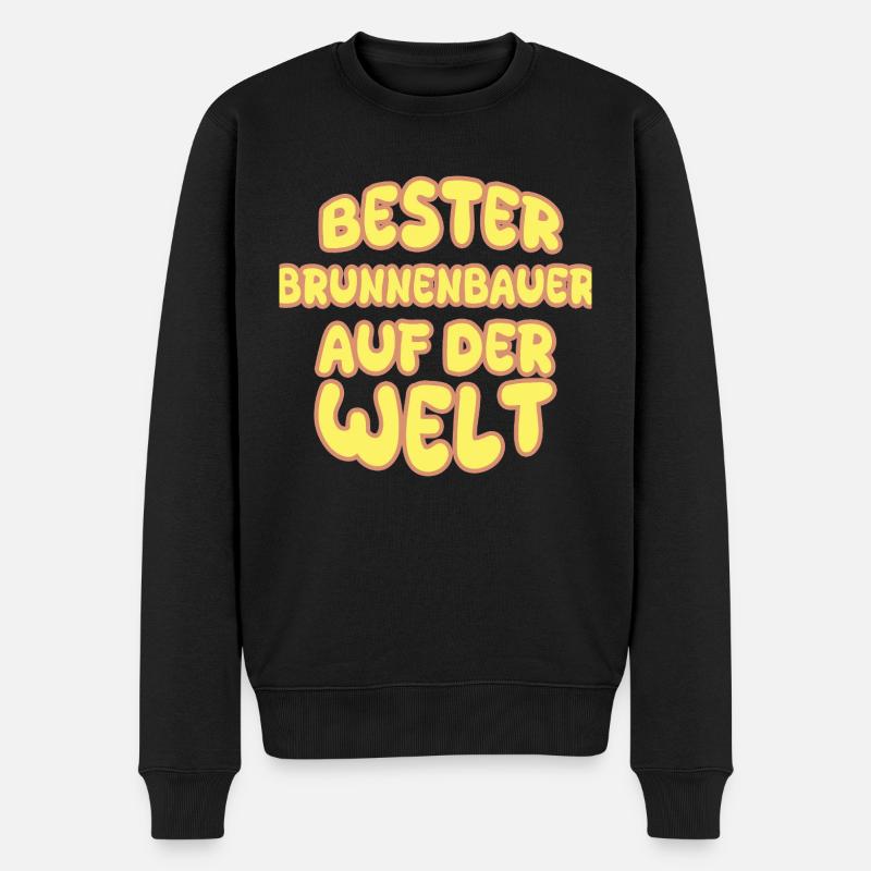 Nomination du constructeur de puits - Pull Premium bio Homme - noir