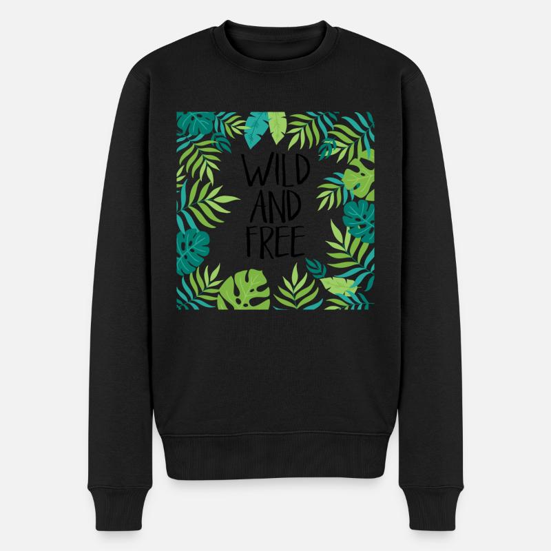 Sauvage et gratuit - Pull Premium bio Homme - noir