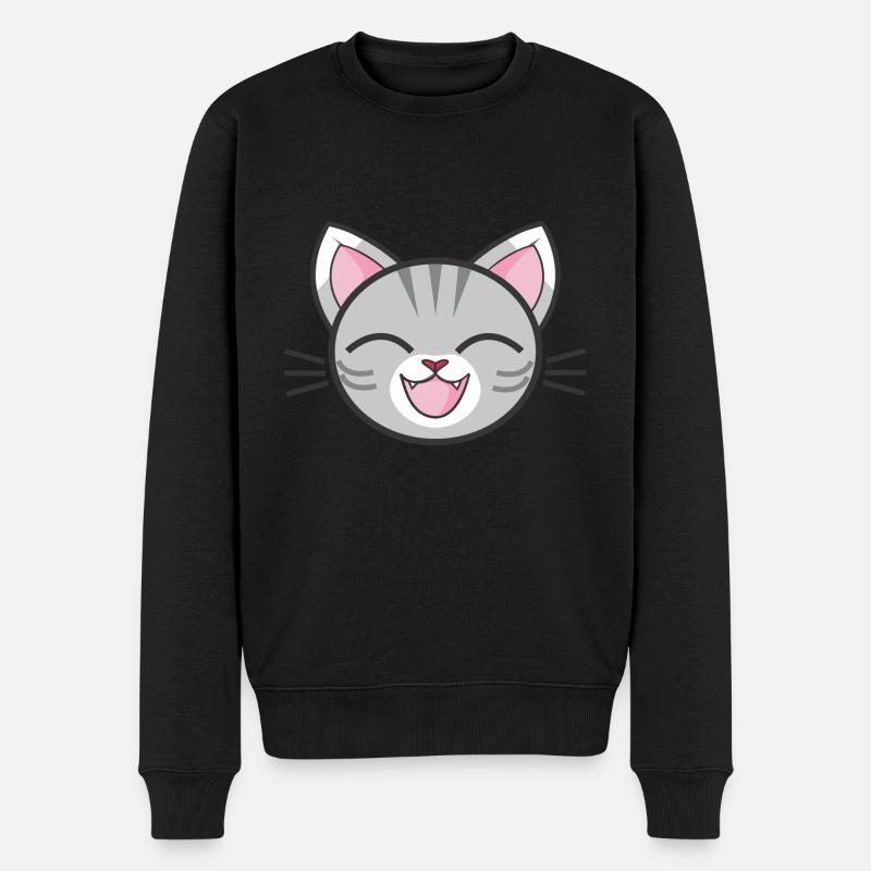 Chat qui rit - Pull Premium bio Homme - noir