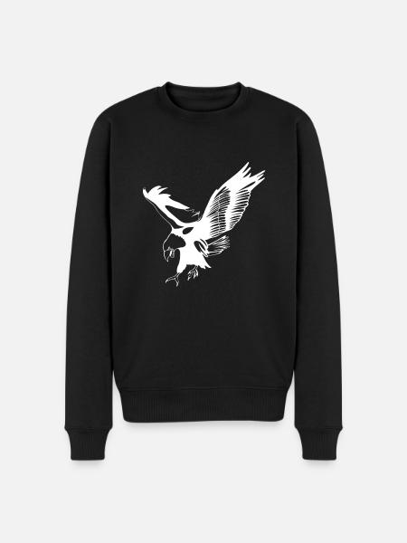 bird - Men's Premium Organic Jumper - black
