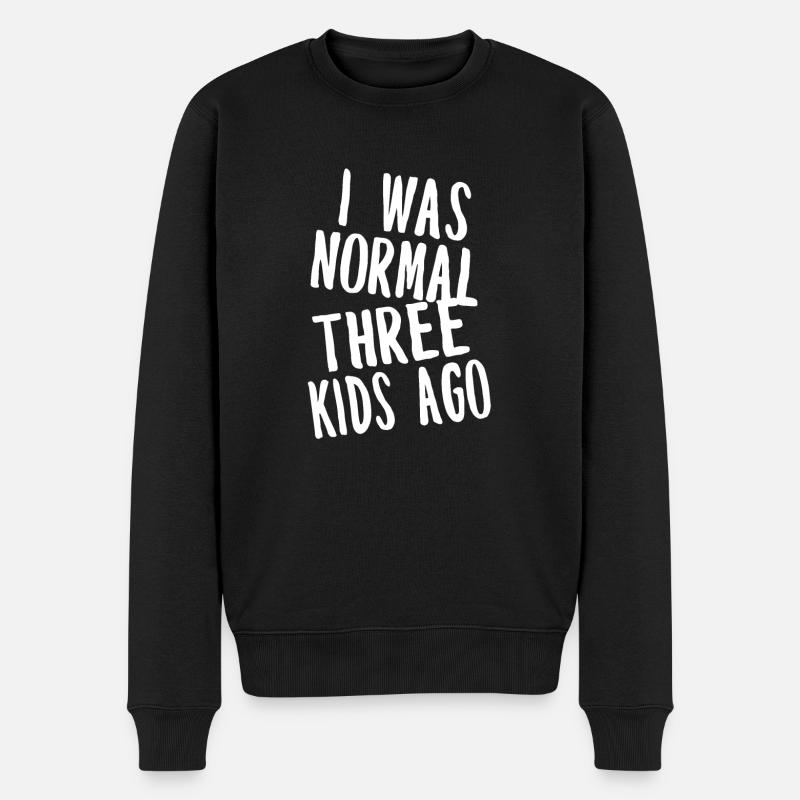 Mama - Männer Premium Bio Pullover - Schwarz
