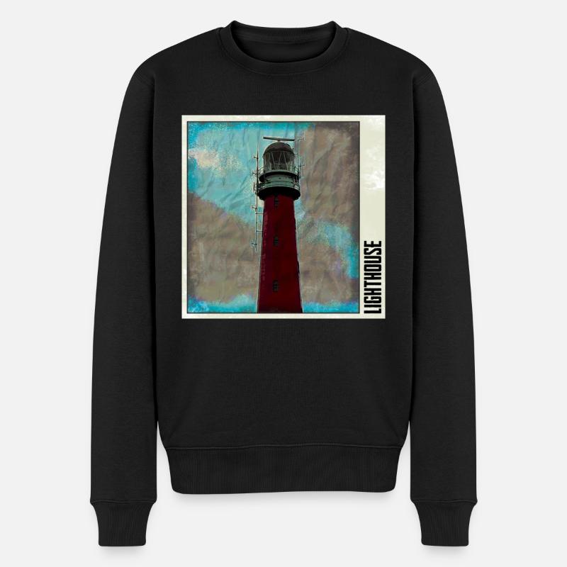Leuchtturm22 - Männer Premium Bio Pullover - Schwarz