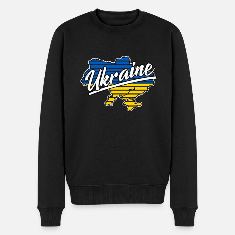 Ukraine Kiev flag - Pull Premium bio Homme - noir