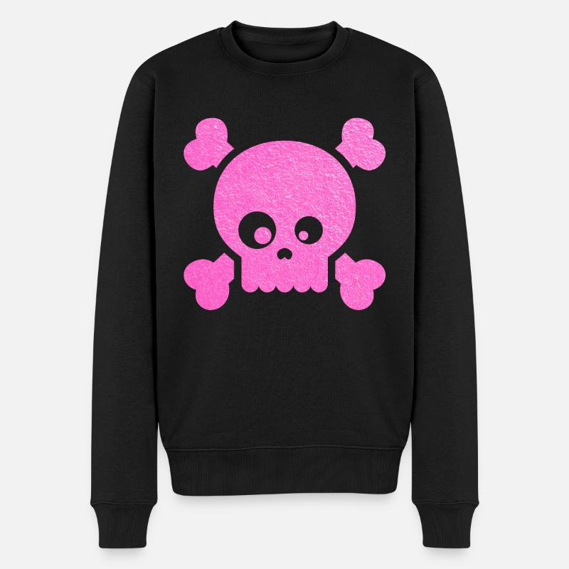 crâne - Pull Premium bio Homme - noir