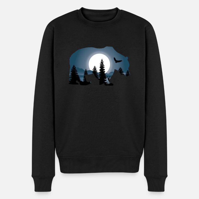 Ours - Pull Premium bio Homme - noir