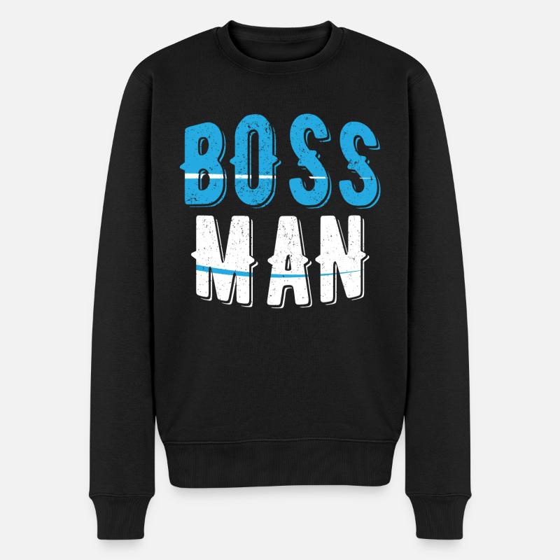Patron Cadeau cool - Pull Premium bio Homme - noir
