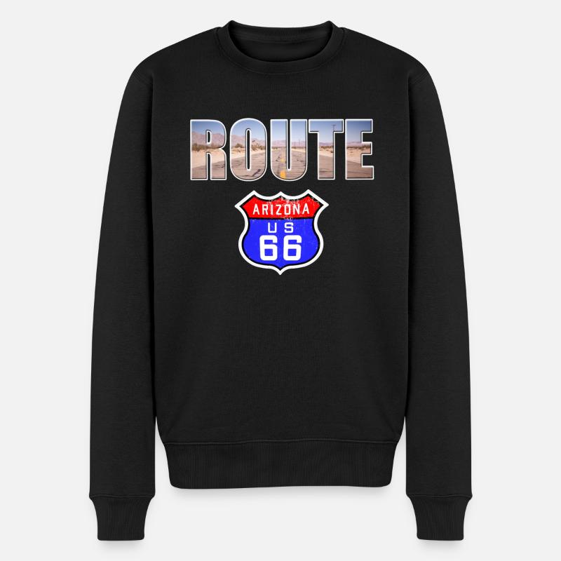 Route 66 - Pull Premium bio Homme - noir