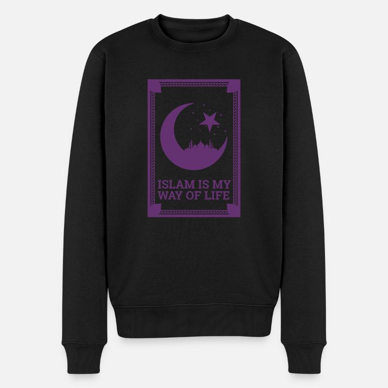 Islam Lebensweise Muslimisch Cooles Geschenk - Männer Premium Bio Pullover - Schwarz
