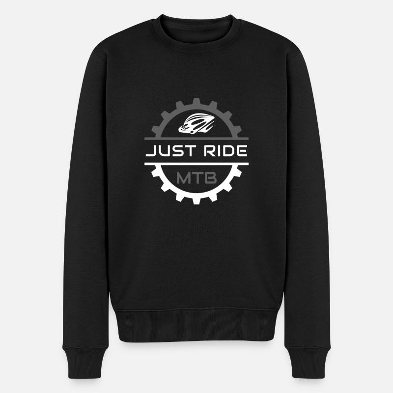 MTB - Männer Premium Bio Pullover - Schwarz