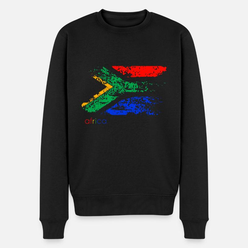 afrique f - Pull Premium bio Homme - noir
