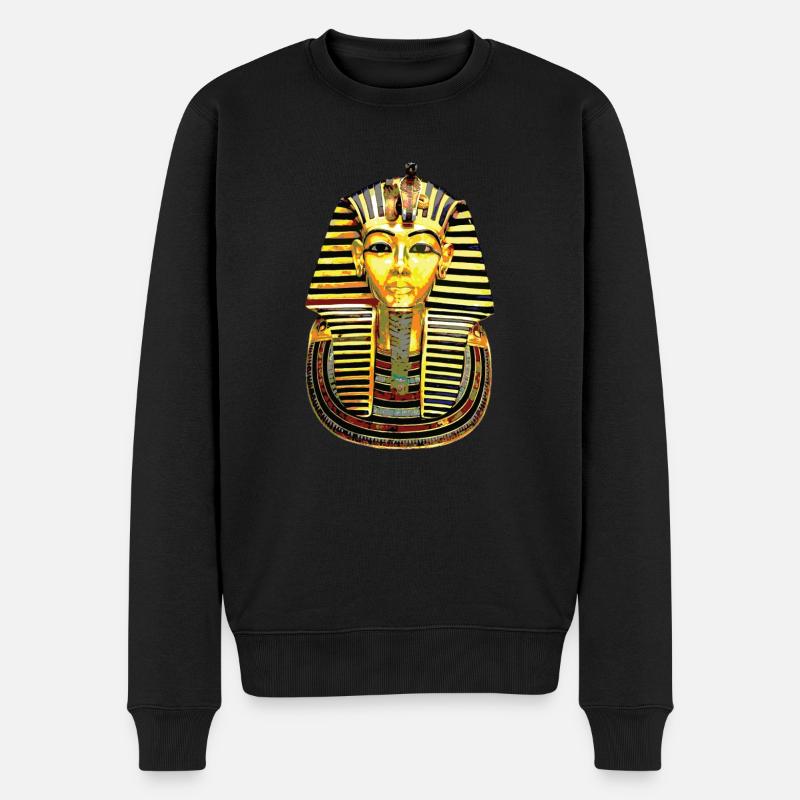 Pharaon Roi d’or En Egypte Cadeau - Pull Premium bio Homme - noir