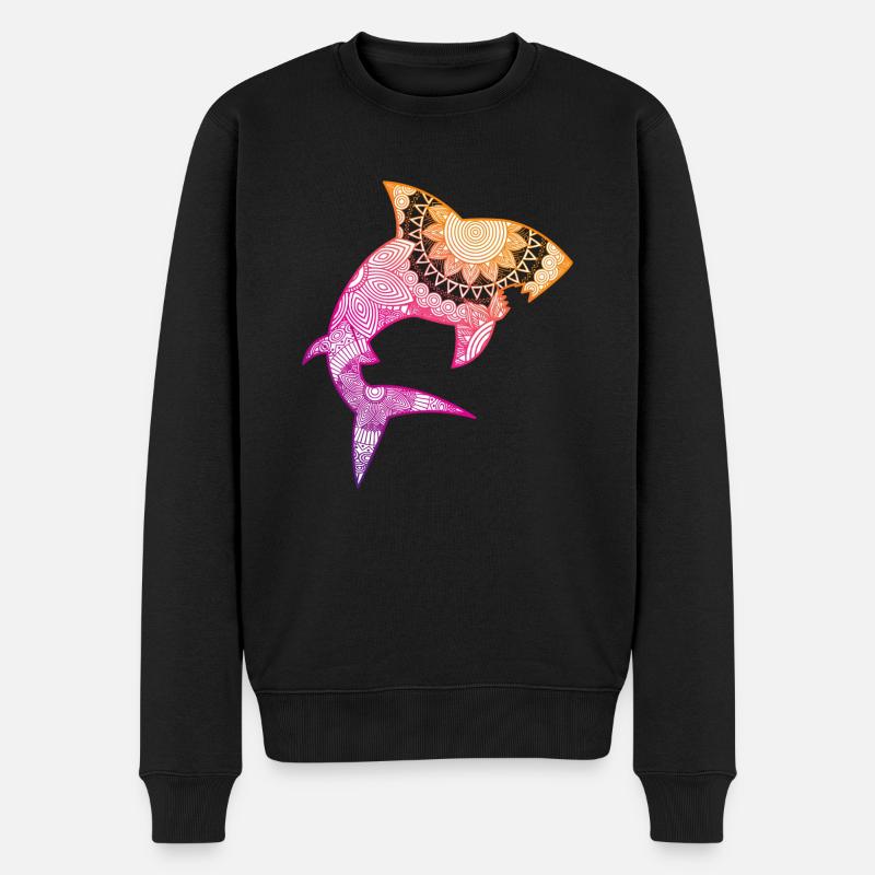 Requin, requin - Pull Premium bio Homme - noir