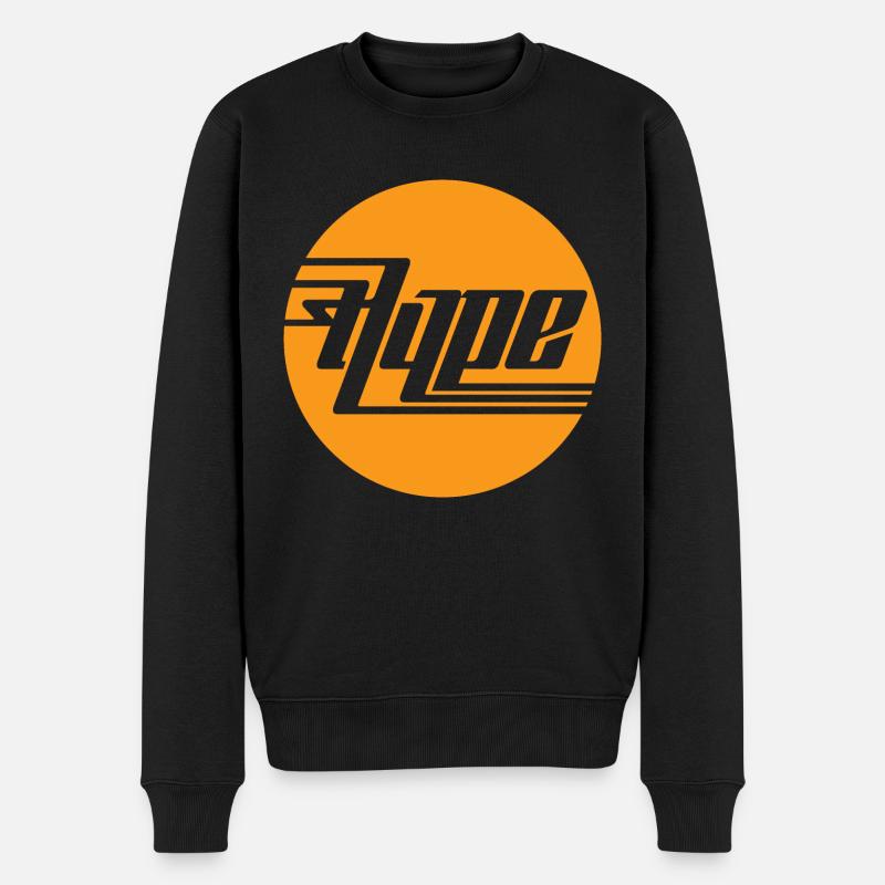 Hyp3 Orangeroutline - Pull Premium bio Homme - noir