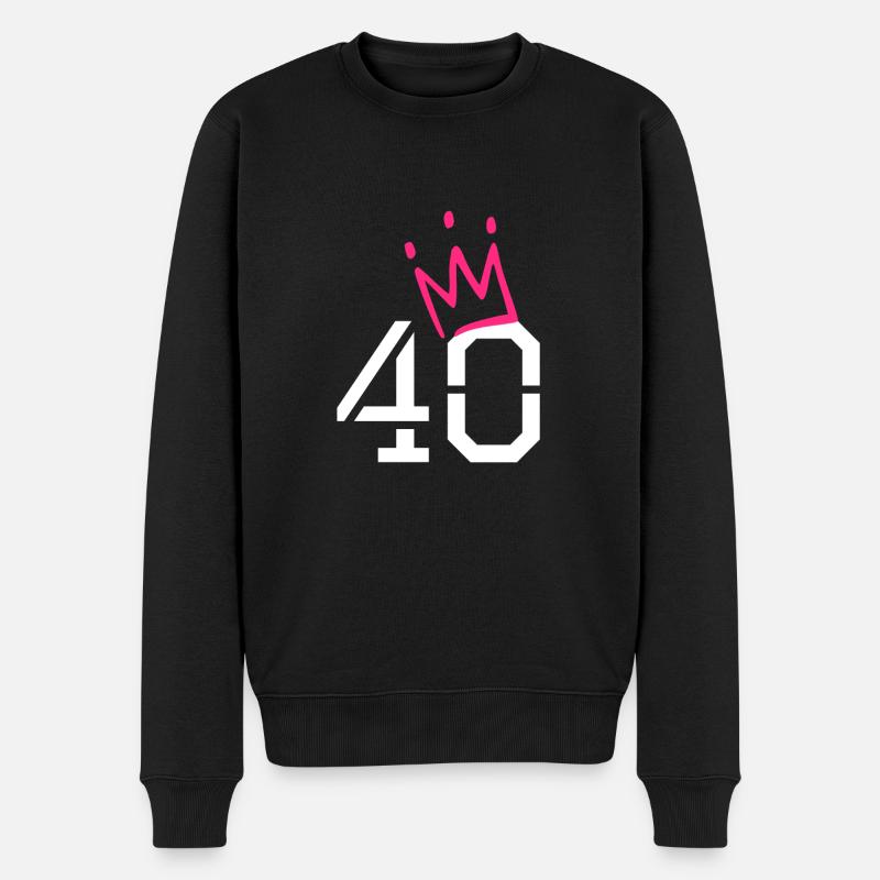 40 - Pull Premium bio Homme - noir