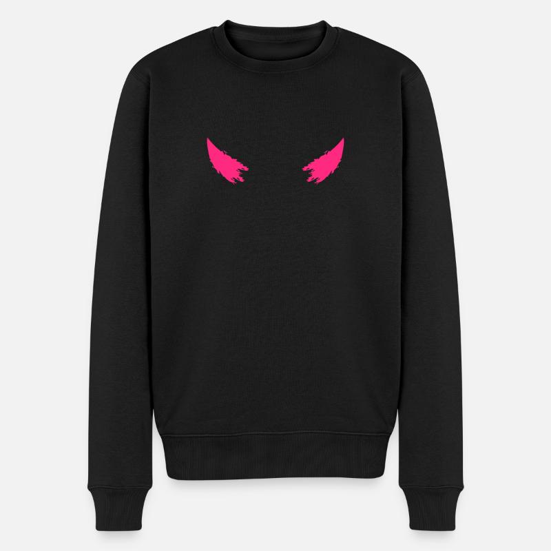cornes diable - Pull Premium bio Homme - noir