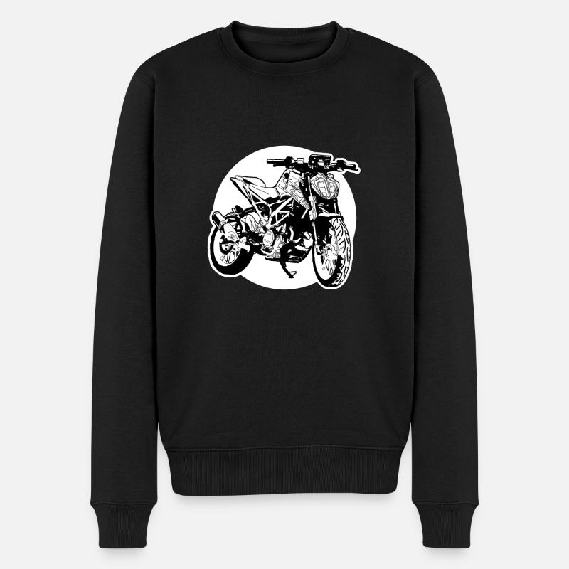 Duke! - Pull Premium bio Homme - noir