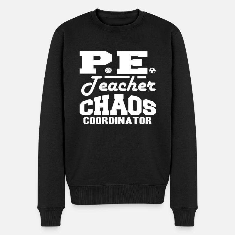 professeur d'éducation physique - Pull Premium bio Homme - noir
