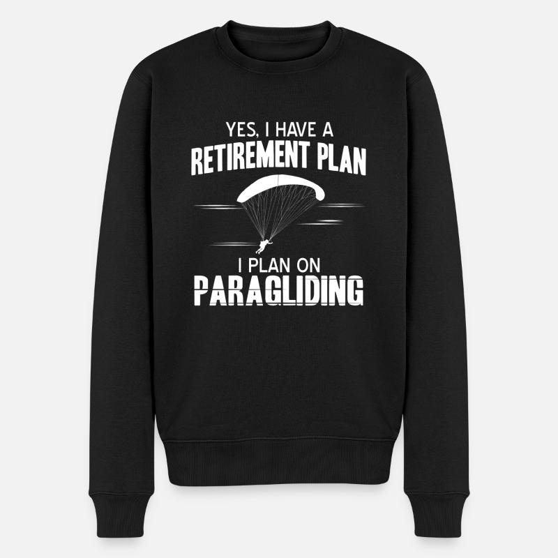 parapente - Pull Premium bio Homme - noir
