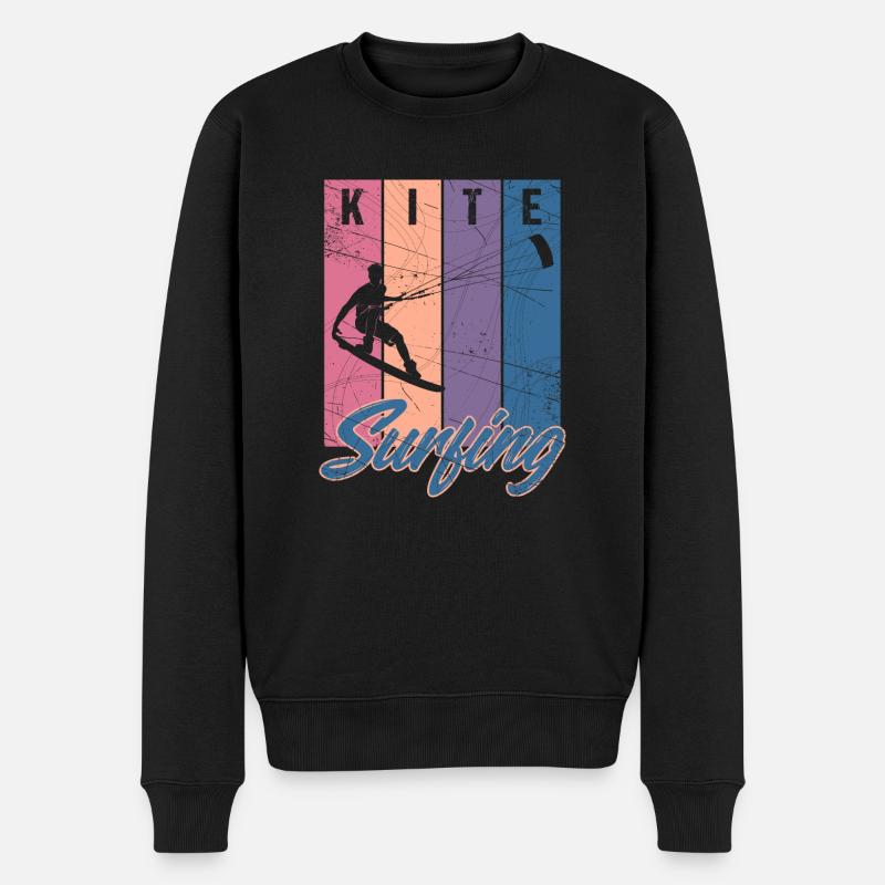 Kitesurfing kitesurfing kiteboarding cadeau surf - Pull Premium bio Homme - noir