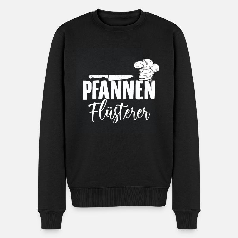 Köche Spruch | Koch Hobbykoch Kochen Geschenkideen - Männer Premium Bio Pullover - Schwarz
